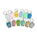 Tooth Shaped Dental Floss w/Keychain